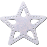 Mega Blue Glittery Star