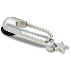 Silver Meta Safety Pin