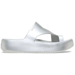 Getaway Metallic Platform Toe Loop