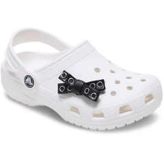 Black Grommet Studded Bow