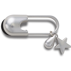 Silver Meta Safety Pin