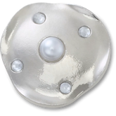 Silver and Pearl Disc