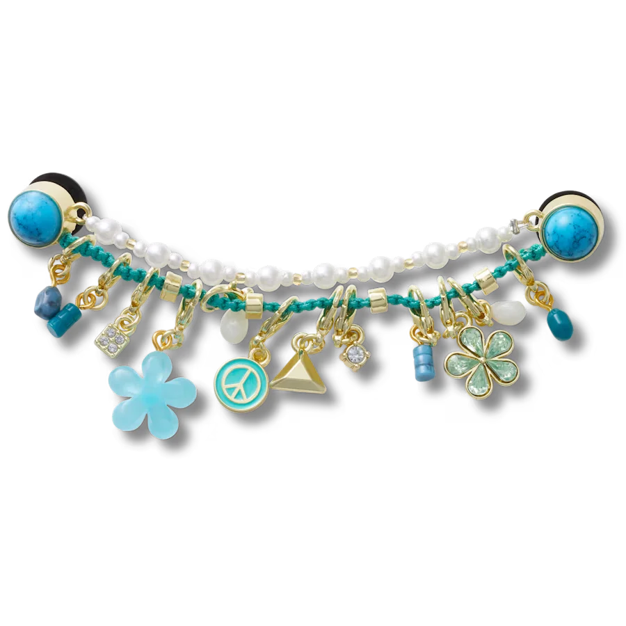 Blue Adjustable Charm Chain