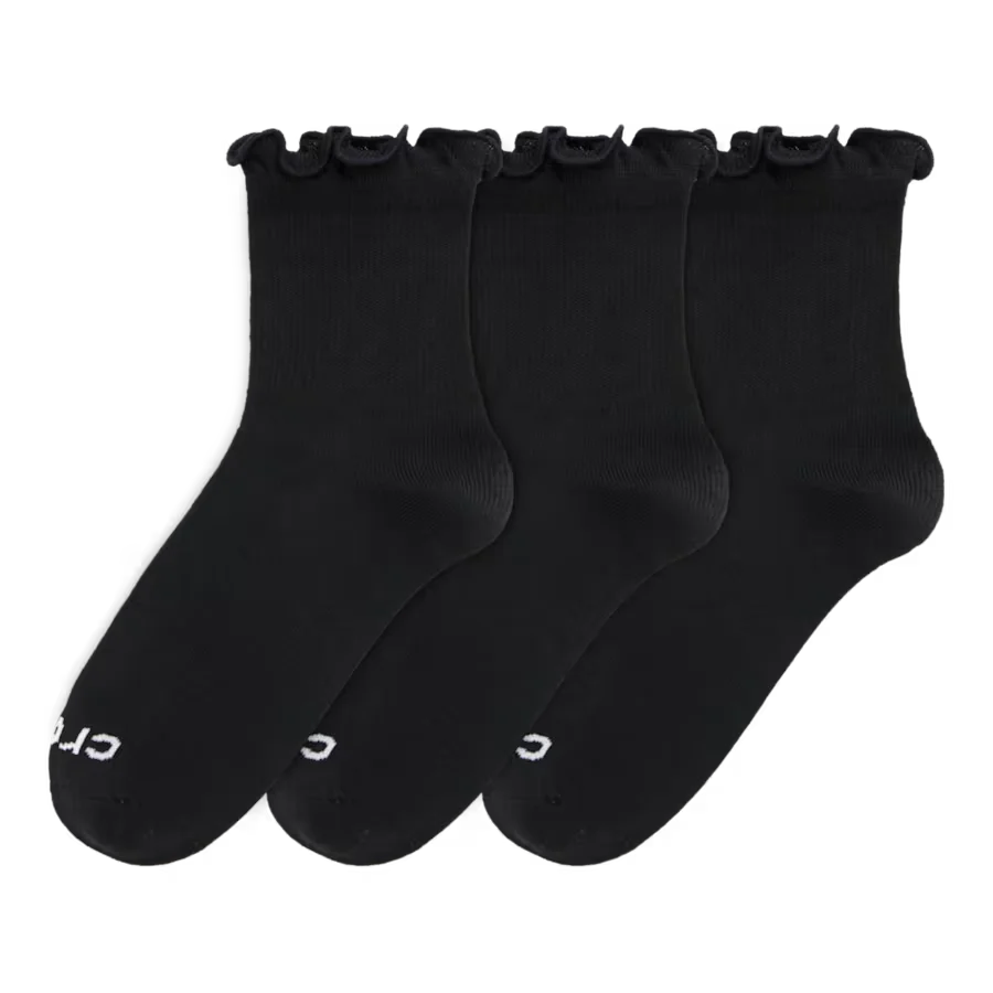 CrocsSocks Ruffle Ankle 3 PK