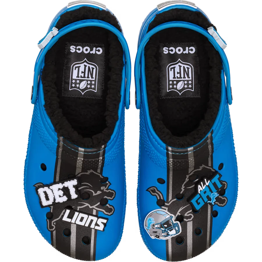 NFL Detroit Lions Classic Lined Clog
