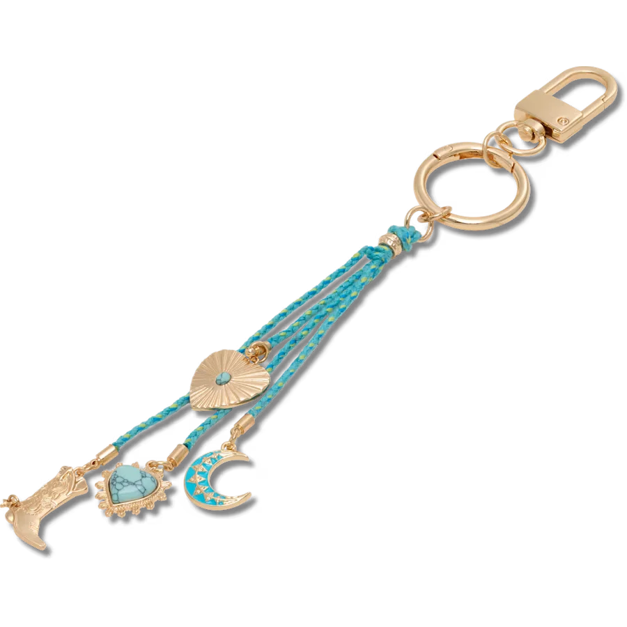 Western Boot Bag Charm