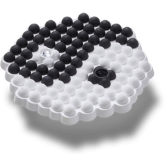 Beaded Ying and Yang