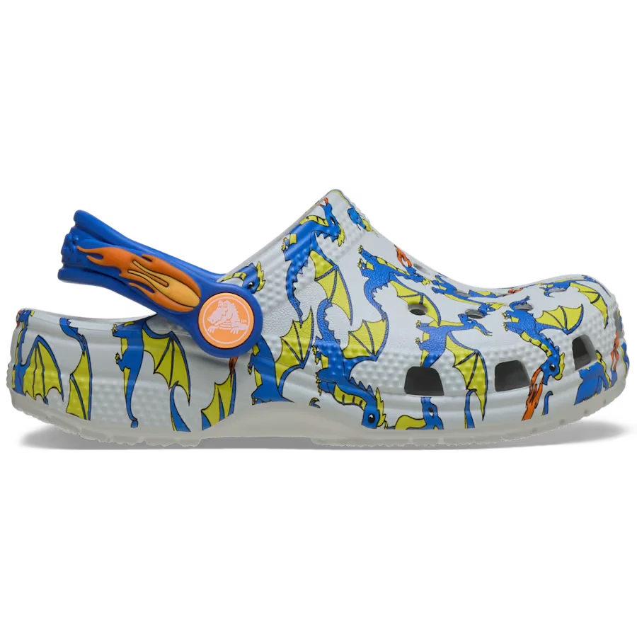 Toddler Classic Dragon Graphic Clog