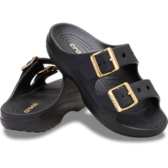 Women’s Metallic Buckle Saturday Sandal