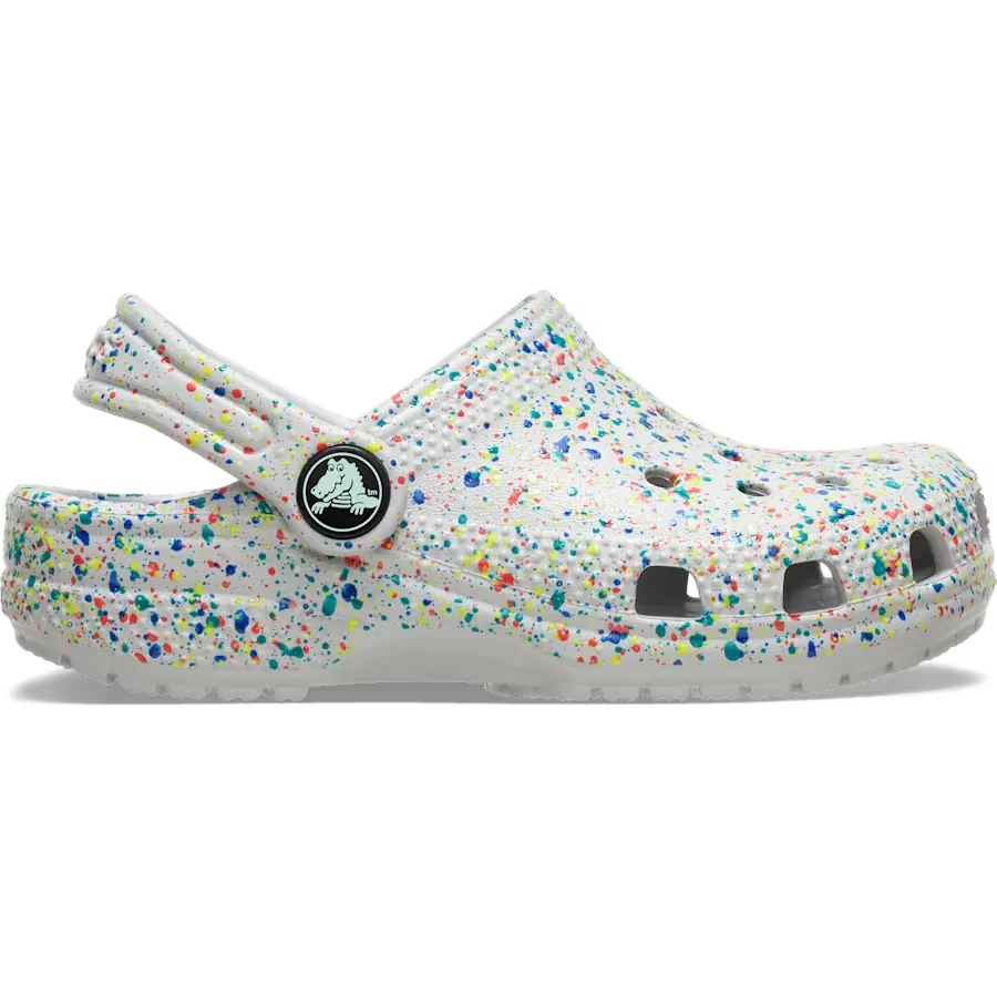 Toddler Classic Glow Paint Splatter Clog