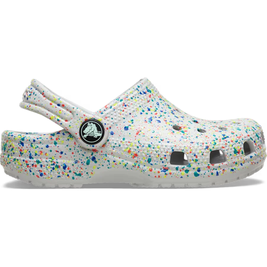 Kids' Classic Glow Paint Splatter Clog