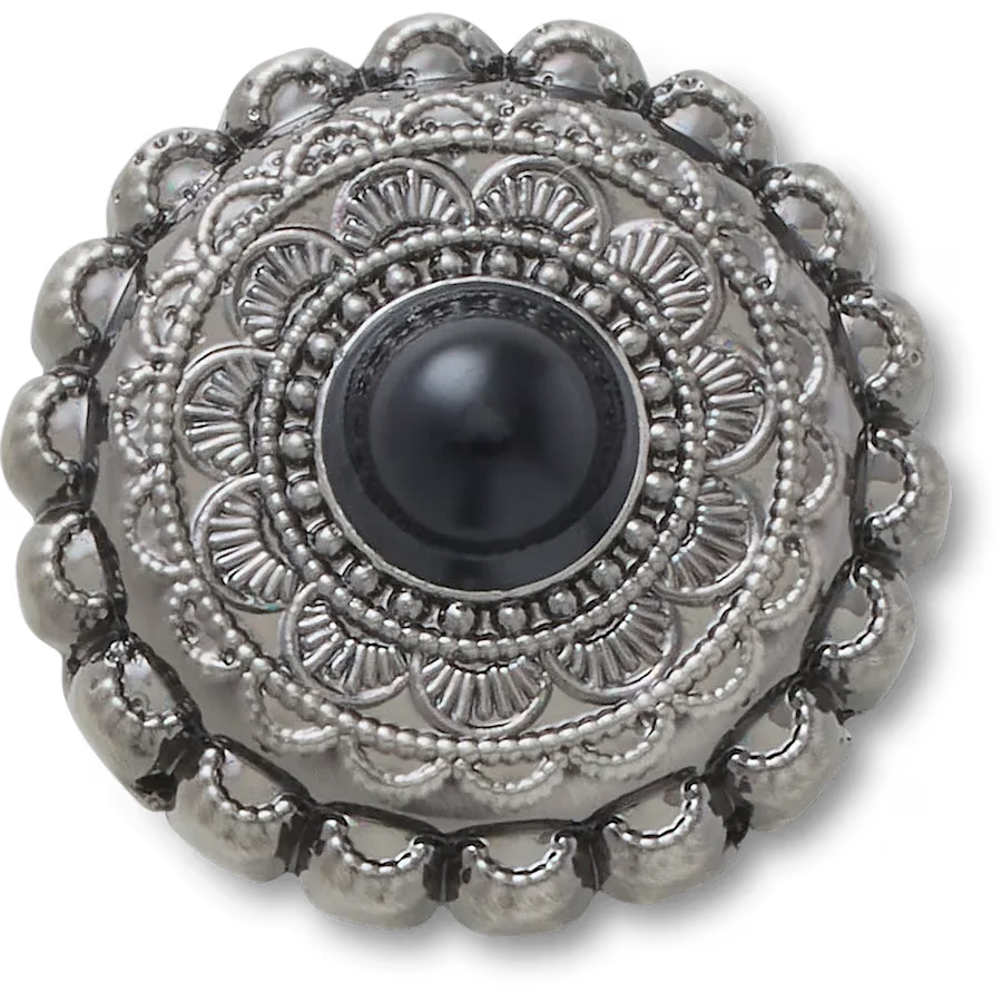 Silver and Black Emblem