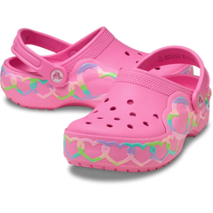 Kids' Classic Heart Lights Clog