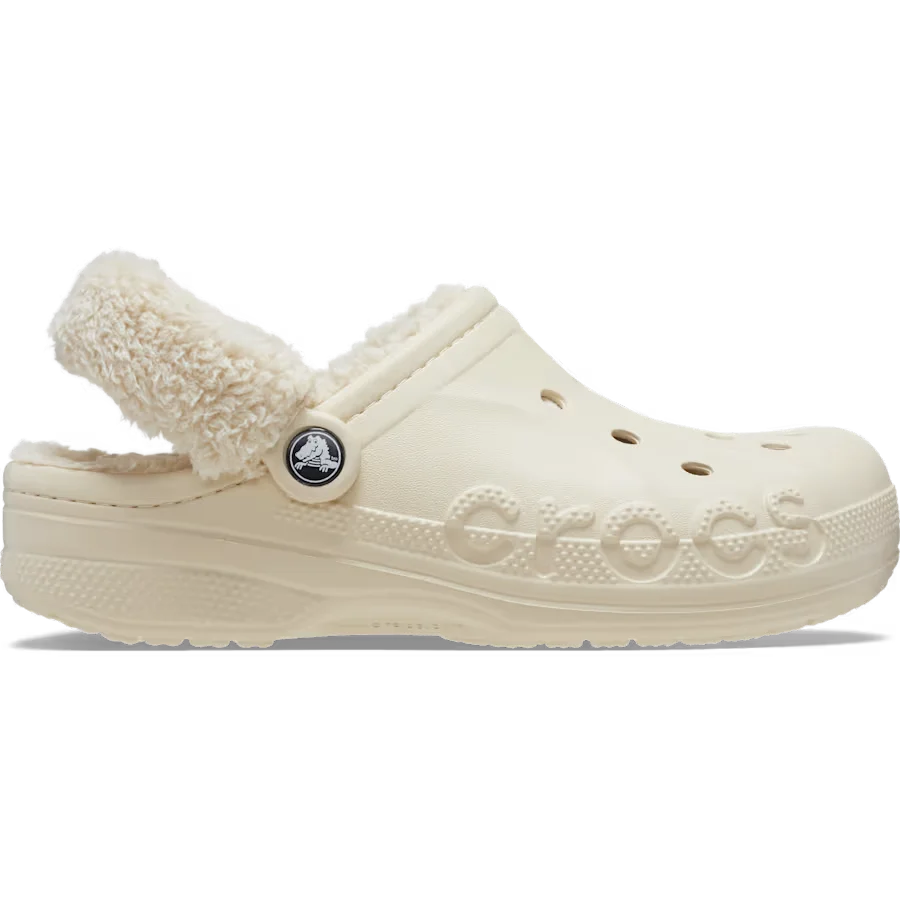 Baya Lined Fuzz-Strap Clog