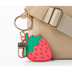 Strawberry Bag Charm Red