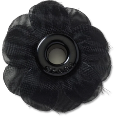 Black Chiffon Grommet