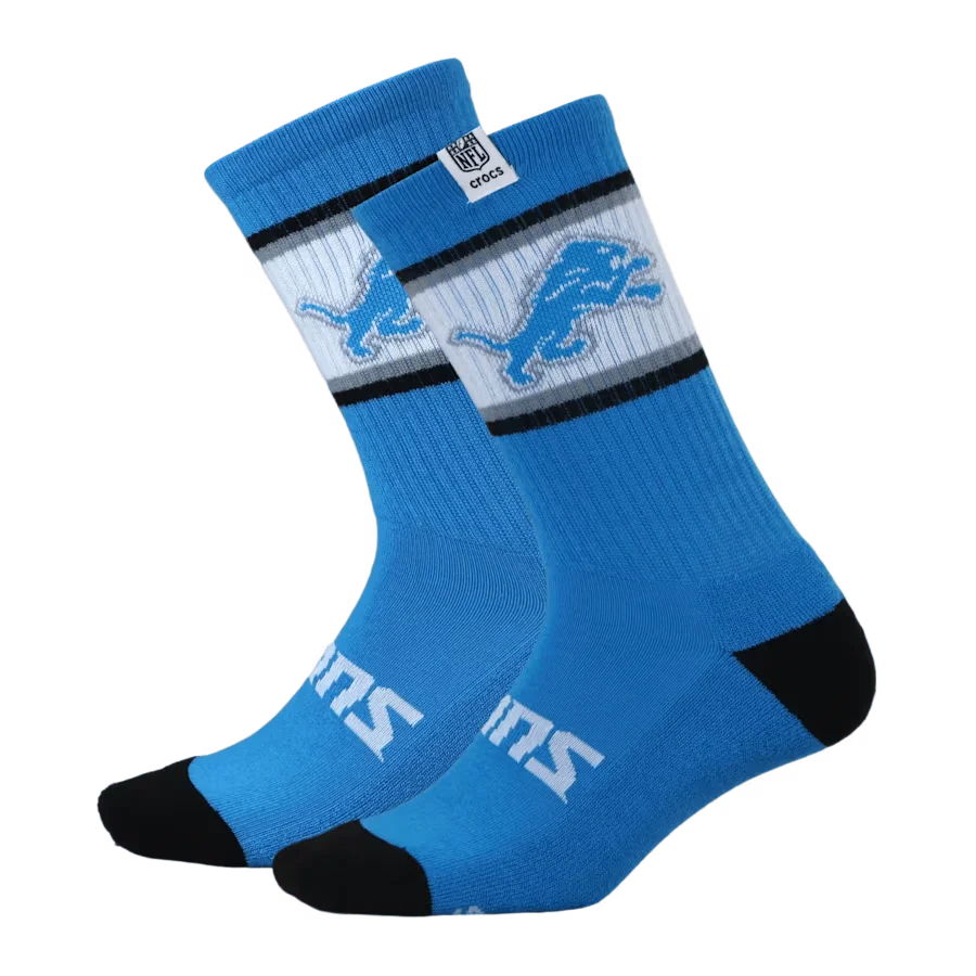 NFL Detroit Lions Crocs Socks