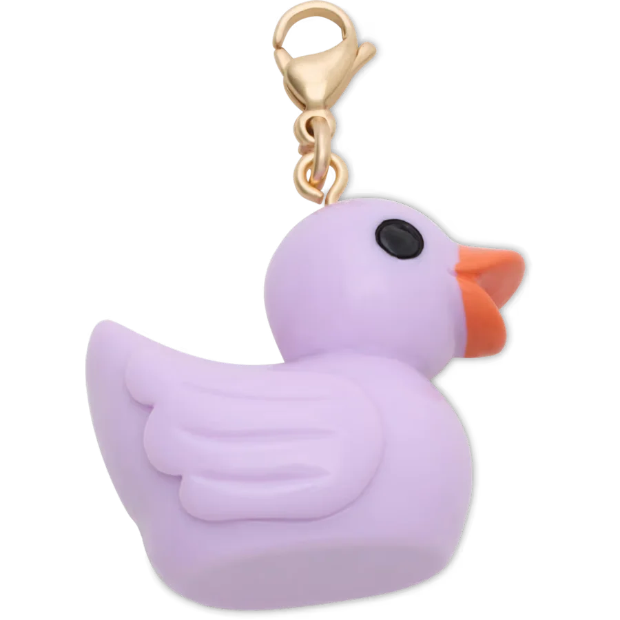 Purple Rubber Duck Charm