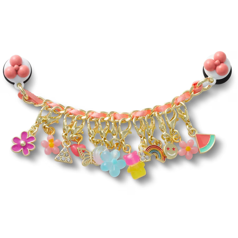 Pink Adjustable Charm Chain
