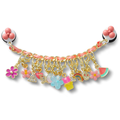 Pink Adjustable Charm Chain