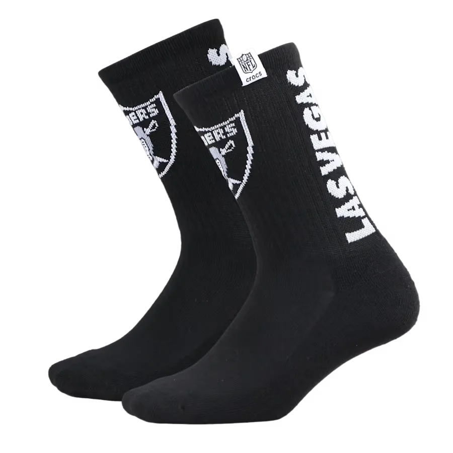 NFL Las Vegas Raiders Crocs Socks