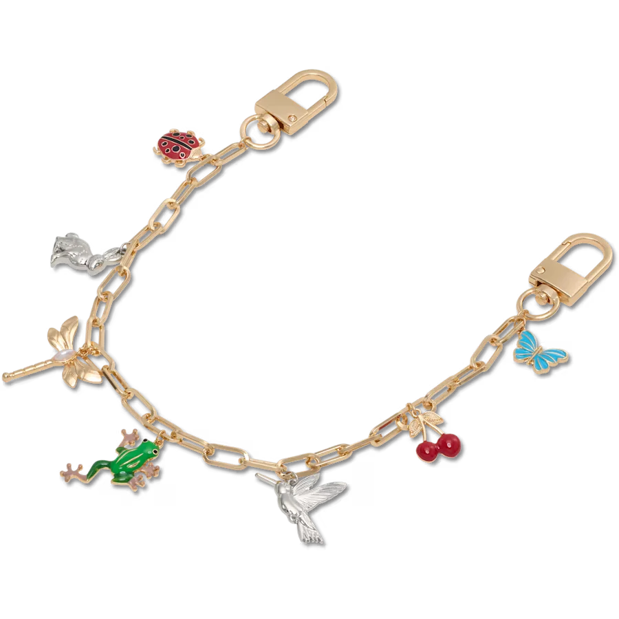 Spring Long Chain Bag Charm