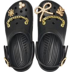 Classic Metallic Buckle Clog